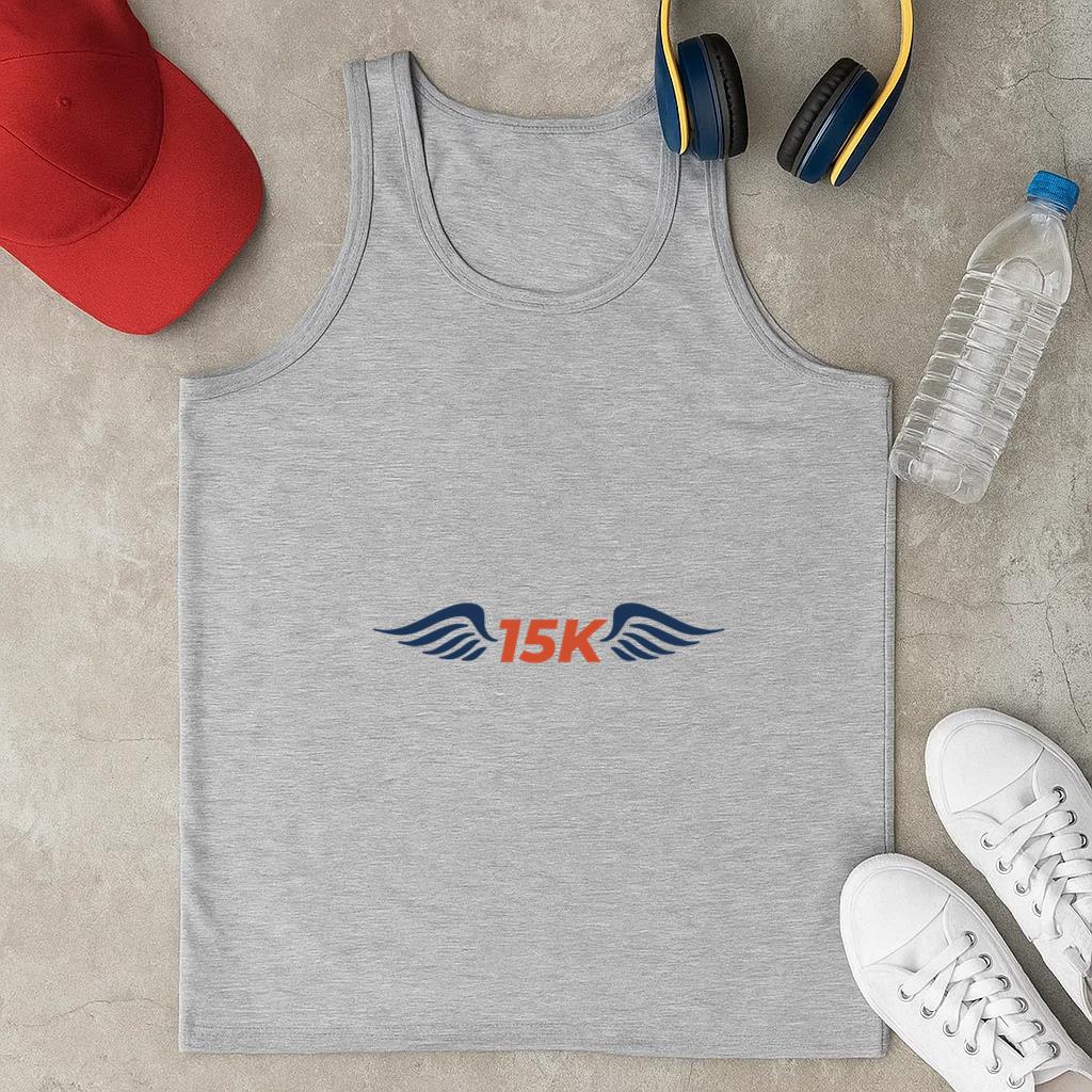 15k Marathon Mileage Sign Classic Unisex Tank Top