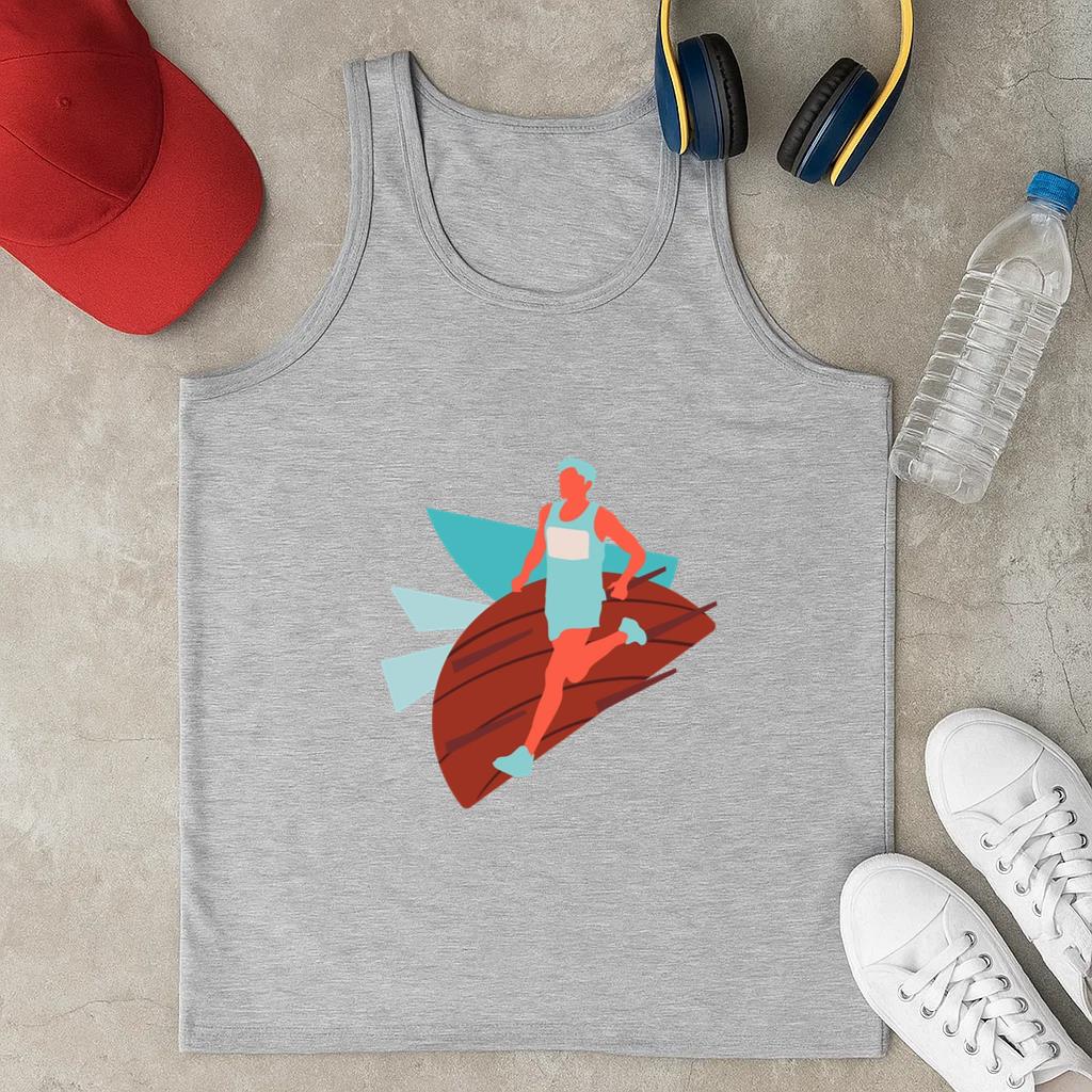 Athlete Marathon Man People Classic Unisex Tank Top
