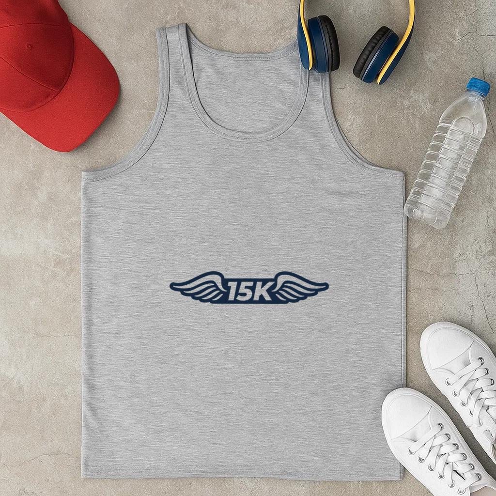 Badges Cut Out 15k Classic Unisex Tank Top