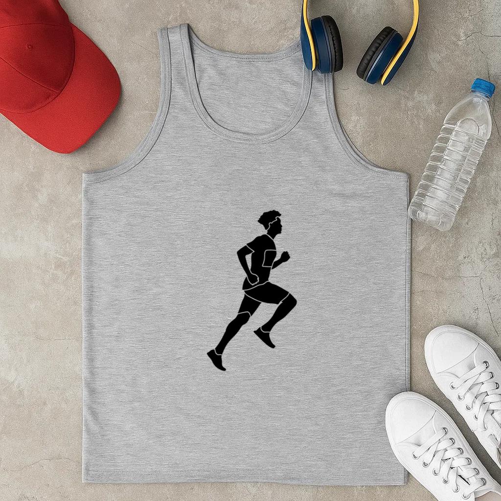 Boy Cut Out Runner Classic Unisex Tank Top