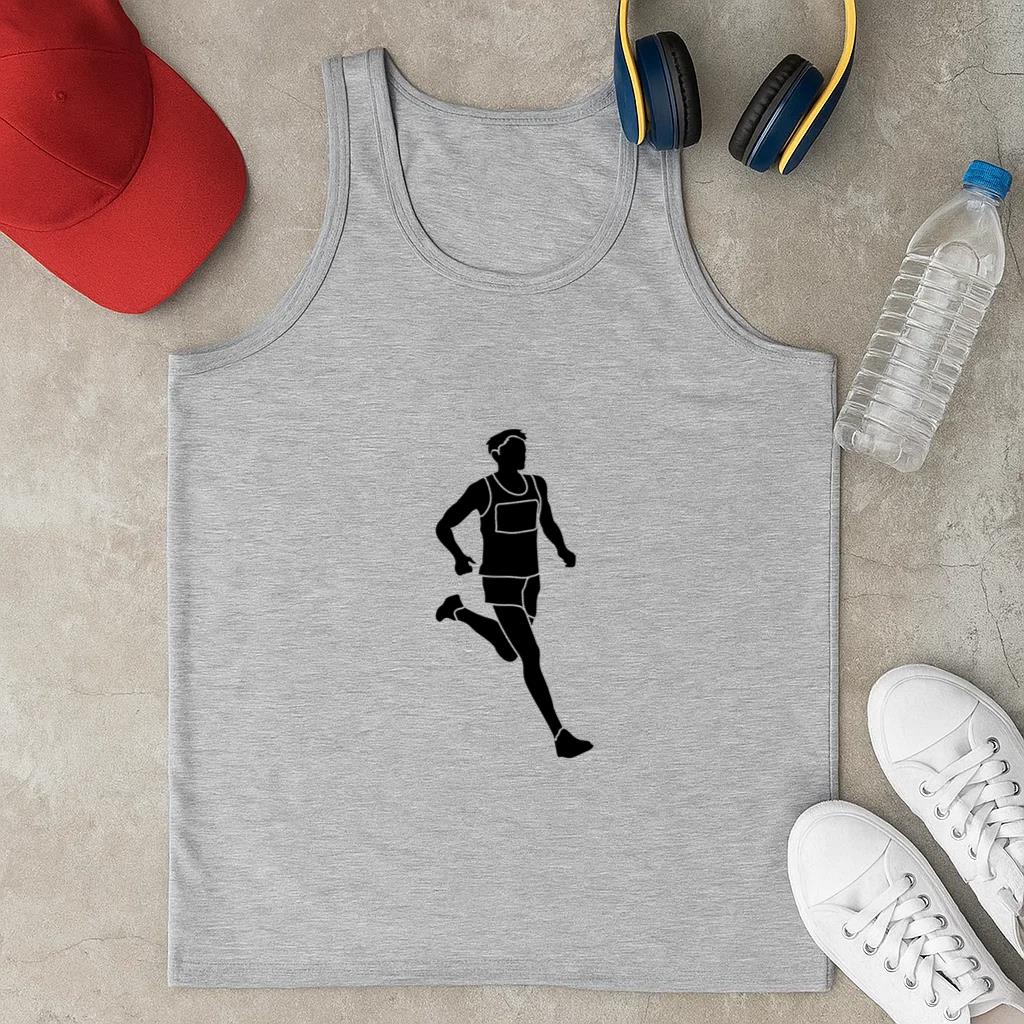 Boy Cut Out Running Classic Unisex Tank Top