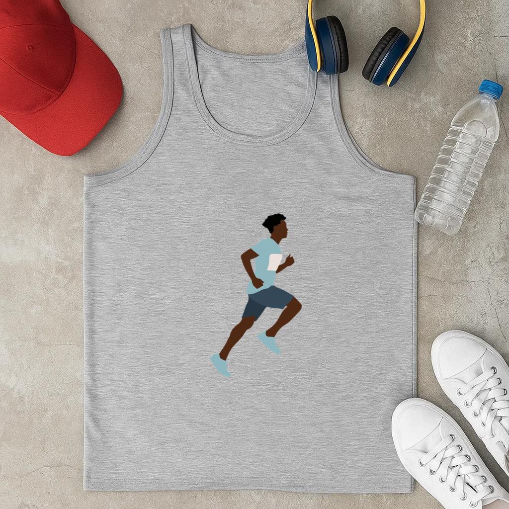 Boy Flat Runner Classic Unisex Tank Top
