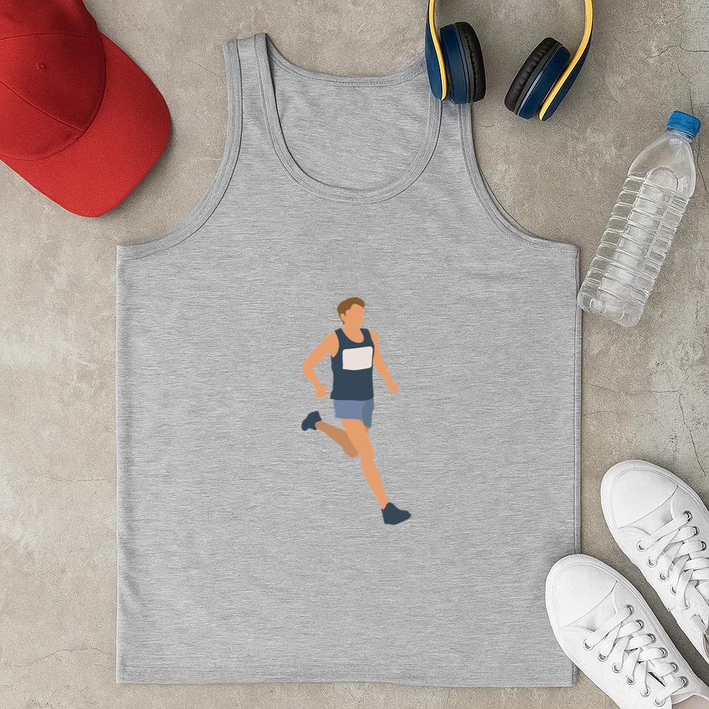 Boy Flat Running Classic Unisex Tank Top