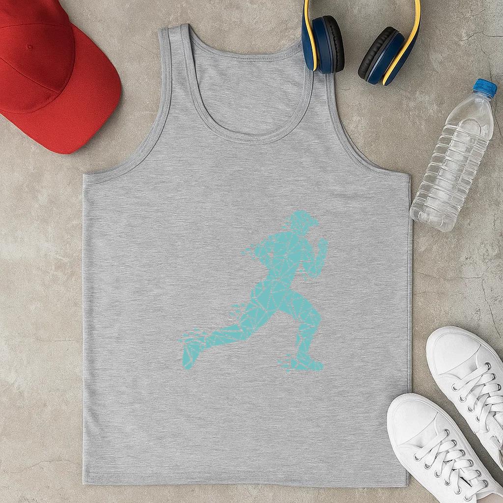 Boy Geometric Running Classic Unisex Tank Top