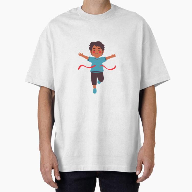 Happy Boy Winning Marathon T-Shirt