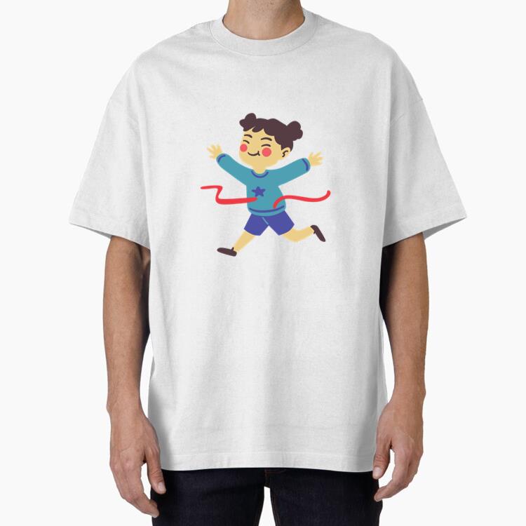 Happy Child Winning Marathon T-Shirt