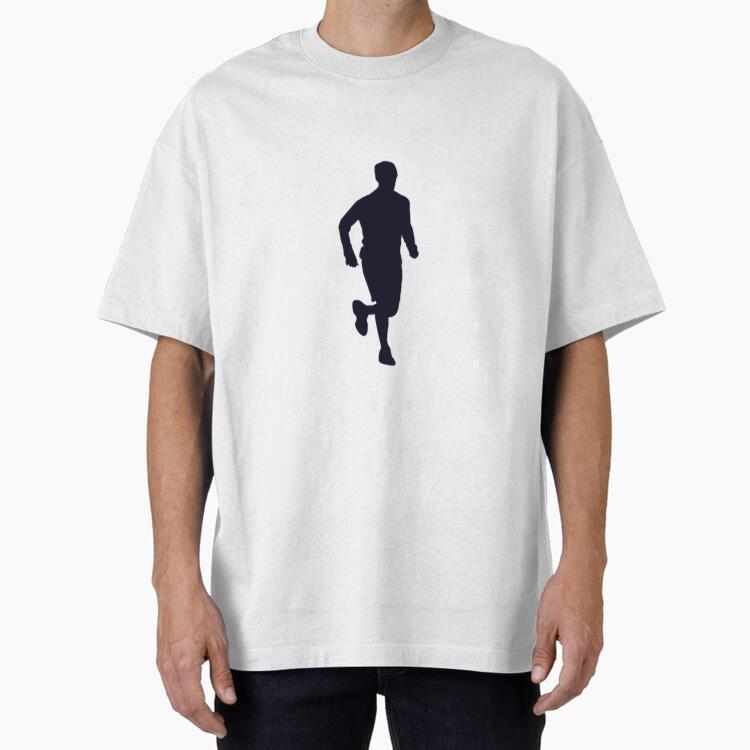 Male Marathon Running Silhouette T-Shirt