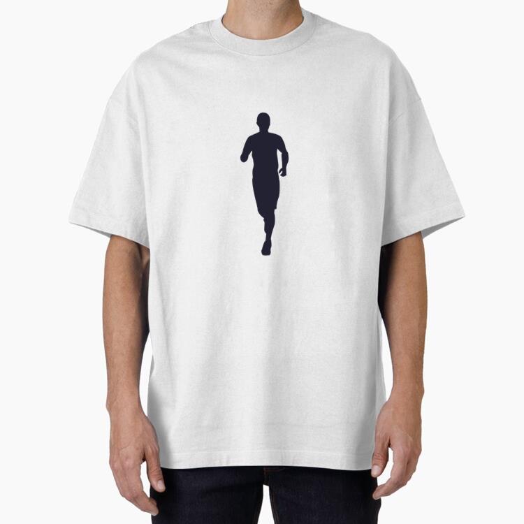 Male Running Marathon Silhouette T-Shirt