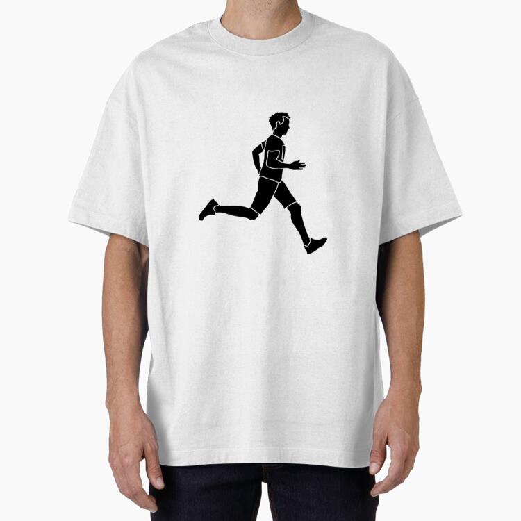 Man Cut Out Running T-Shirt